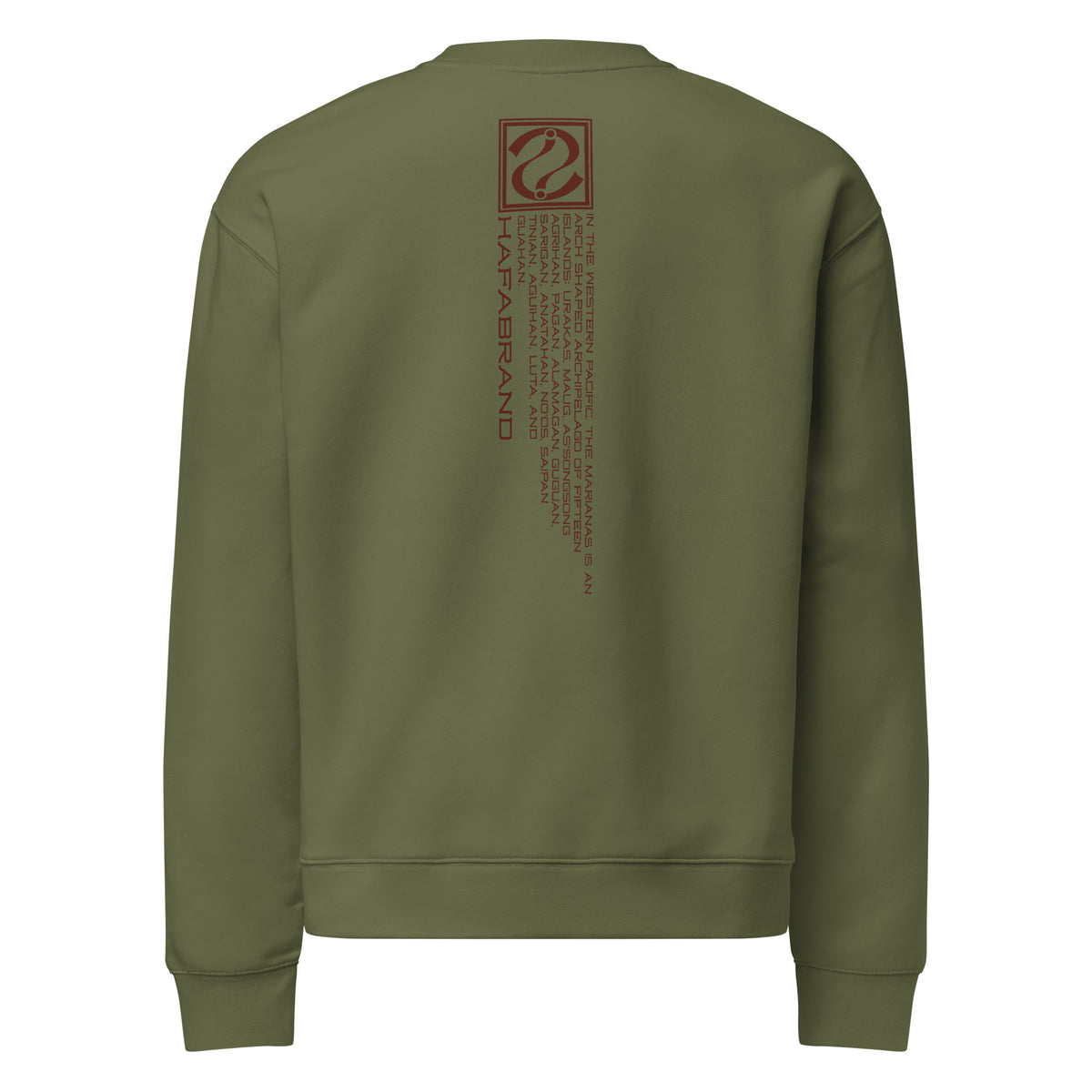 "REPRESENTA" Relax Crew Neck Sweatshirt