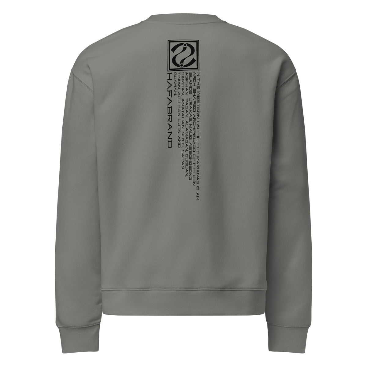 "REPRESENTA" Relax Crew Neck Sweatshirt